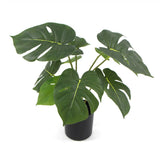 Gardening Tools: Potted Artificial Monstera Split Philodendron Plant with Real Touch Leaves 35cm