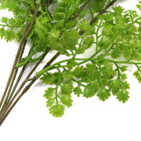 Artificial Hanging Plants: Hanging Native Green Dense Maiden Hair Fern Bush UV Resistant 80cm