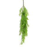 Artificial Hanging Plants: 80cm Hanging Fresh Green Dense Maiden Hair Fern Bush UV Resistant