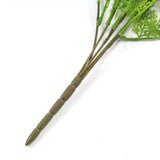 Artificial Hanging Plants: 80cm Hanging Fresh Green Dense Maiden Hair Fern Bush UV Resistant