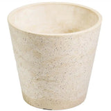 Wellness Accessories: Imitation Stone (White / Cream) Pot 20cm