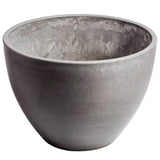 Fire Pits: Polished Grey Planter Bowl 30cm