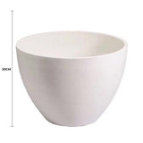 Fire Pits: Polished Vintage White Planter Bowl 30cm