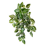 Artificial Hanging Plants: Artificial Hanging / Draping Tradescantia Zebrina 42cm