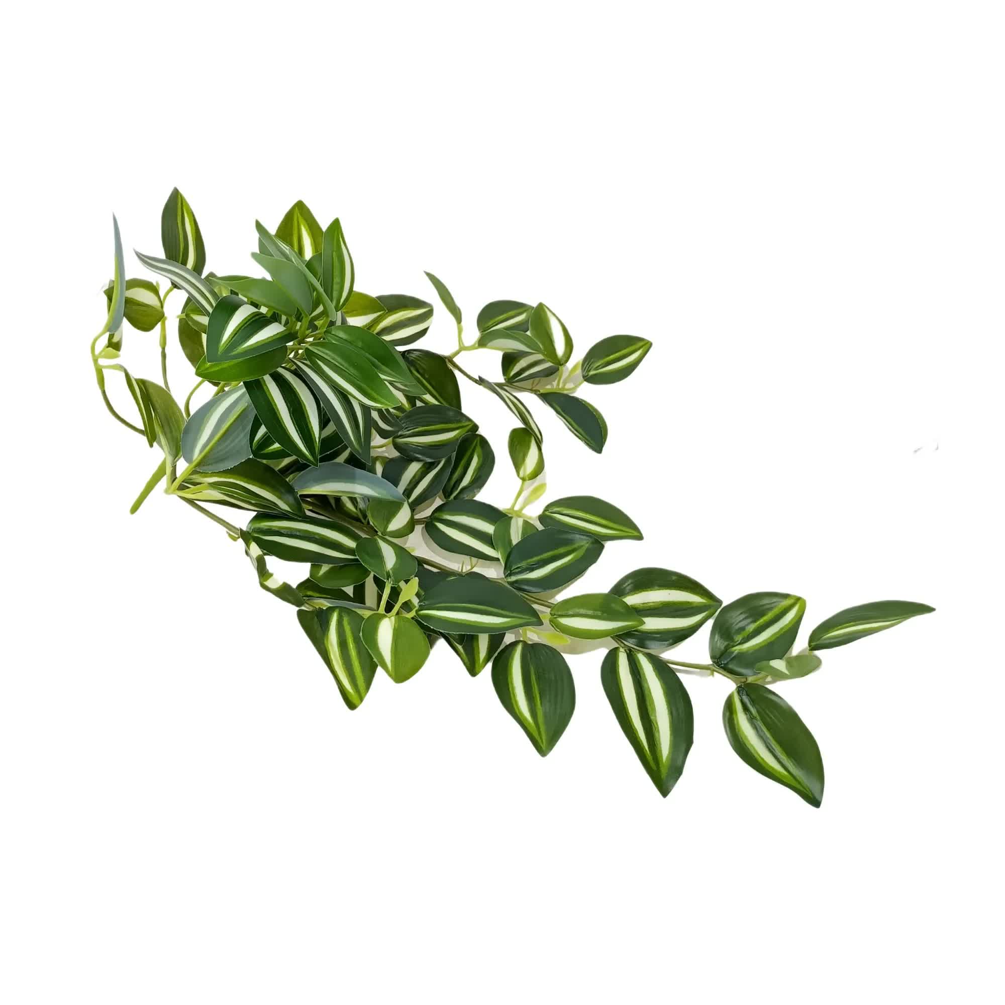 Artificial Hanging Plants: Artificial Hanging / Draping Tradescantia Zebrina 42cm
