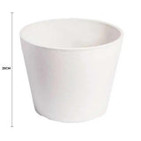 Pots, Planters & Accessories: Rendered White Planter Pot 25cm
