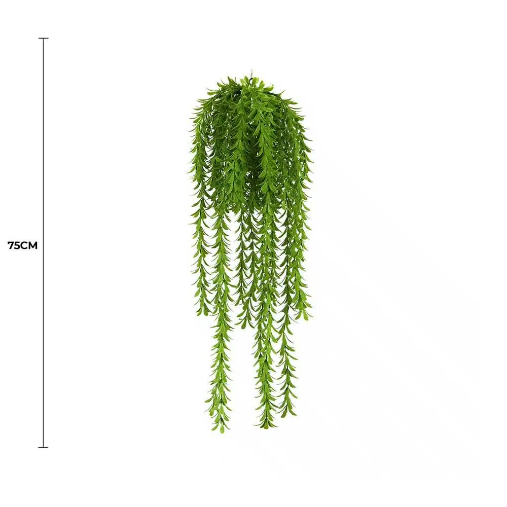 Artificial Hanging Plants: Very Dense Artificial Hanging Myrtle Vine 75cm Long UV Resistant