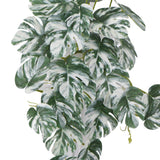 Beekeeping: Artificial White & Green Monstera Albo Variegata 45cm