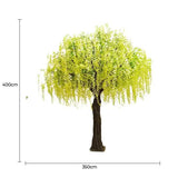 Garden Ornaments: Tall Artificial Wisteria Tree 400cm (Made to Order)