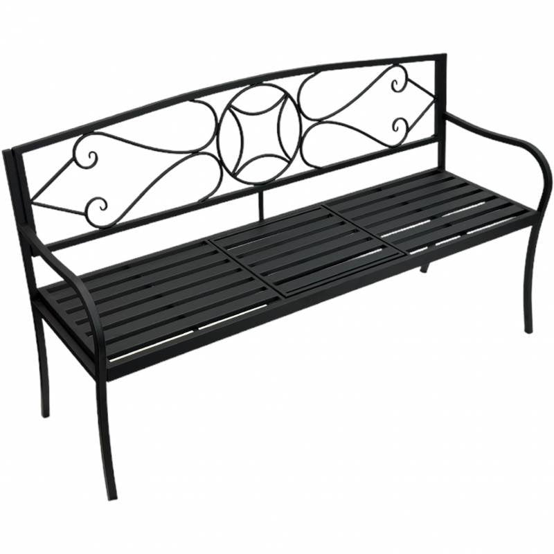 Outdoor Play Equipment: Otis Metal Garden Bench 150x87cm