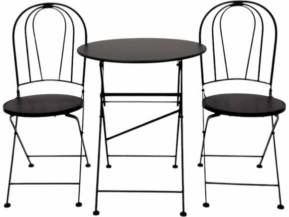 Paris 3 Piece Settings Table n Chairs 71cm