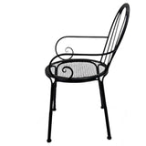 Outdoor Play Equipment: Set 2 Outdoor Vintage Chair w Arms 88cm