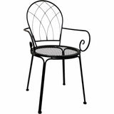 Outdoor Chairs: Set 2 Outdoor Modern Chair w Arms 90cm