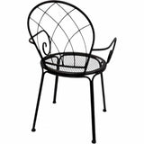 Outdoor Chairs: Set 2 Outdoor Modern Chair w Arms 90cm