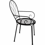 Outdoor Chairs: Set 2 Outdoor Modern Chair w Arms 90cm