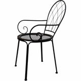 Outdoor Chairs: Set 2 Outdoor Modern Chair w Arms 90cm
