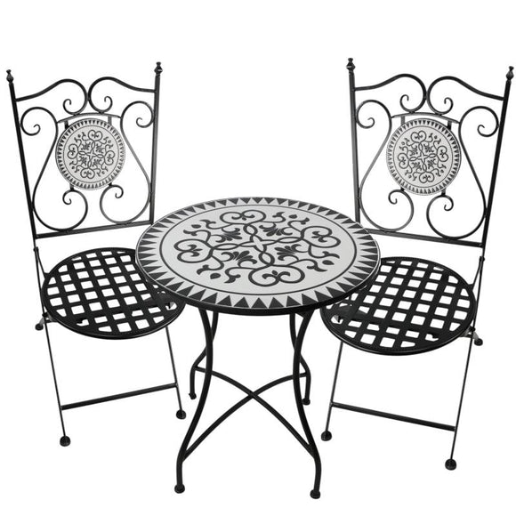 Persian 3pc Outdoor Table & Chairs Setting