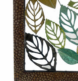 Beds & Bed Frames: Xlarge Leaves Metal Wall Art 152x102cm