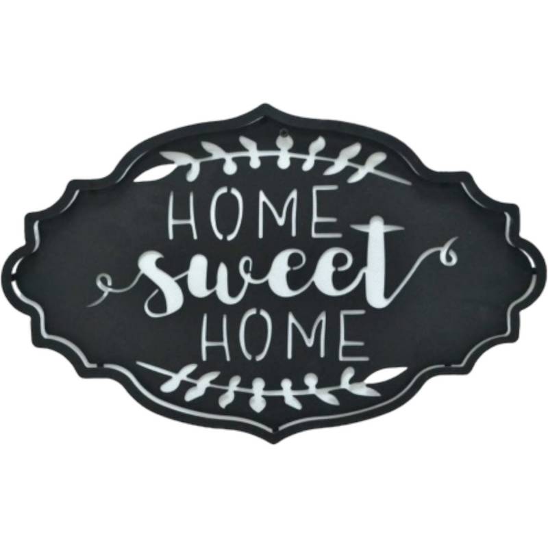 Pet ID Tags: Home Sweet Home Metal Sign 22x50cm