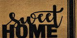 Door Mats: Large Sweet Home Doormat Door Mat 90cm