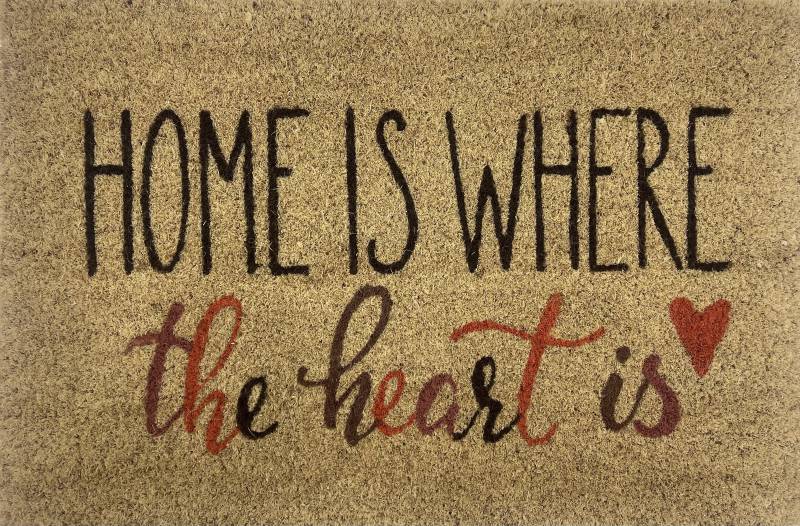 Automotive Repair & Speciality Tools: Home Is Where The Heart Is Doormat 60x2cm