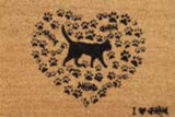 Cat Toys: Cat Love Doormat Door Mat 60cm