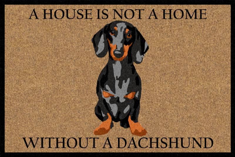 Safety Gates & Safety Accessories: A House Is Not A Home Without A Dachshund Doormat 60x40cm