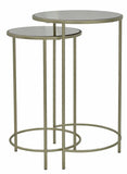 Audio Accessories: Set 2 Sally Glass Side Table 65cm