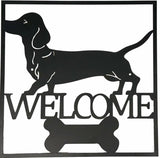 Posters, Paintings & Prints: Welcome Dachshund Wall Art 40cm