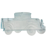 Beds & Bed Frames: Blue Truck Metal Wall Art 70x40cm