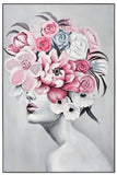 Automotive Repair & Speciality Tools: Porsche Lady Framed Canvas Wall Art 120cm