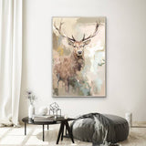 Posters, Paintings & Prints: Hulio Deer Framed Canvas 80x120cm