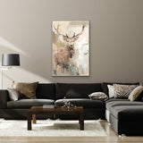Posters, Paintings & Prints: Hulio Deer Framed Canvas 80x120cm