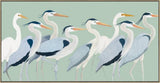 Tents: Flock of Birds Framed Canvas 120cm