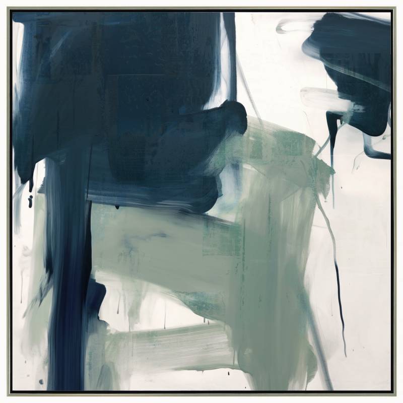 Posters, Paintings & Prints: Vlad Abstract Framed Canvas 80cm