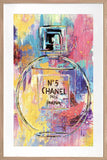 Perfume & Cologne: Luxury Perfume Artwork Framed W Glass Front 80x120cm