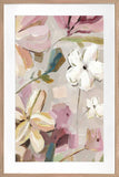 Posters, Paintings & Prints: Mimi Floral Artwork Framed W Glass Front 80x120cm