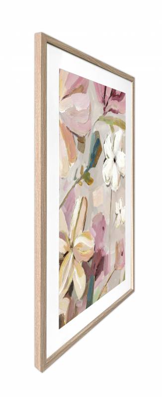 Posters, Paintings & Prints: Mimi Floral Artwork Framed W Glass Front 80x120cm