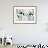 Posters, Paintings & Prints: Marsden Abstract Artwork Framed W Glass Front 80x60cm