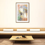 Posters, Paintings & Prints: Hudson Abstract Artwork Framed W Glass Front 80x120cm