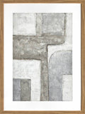 Easy Abstract Artwork Framed W Glass Front 60x80cm