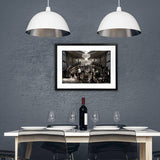 Posters, Paintings & Prints: Welcome To The Party Artwork Framed W Glass Front 80x60cm