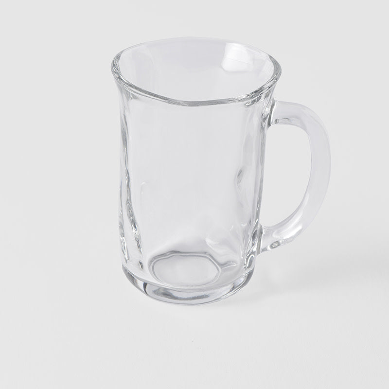 Disposable Cups: Glass Mug 300ml Free Form