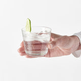 Disposable Cups: Glass Mini Tumbler Dimpled 220ml