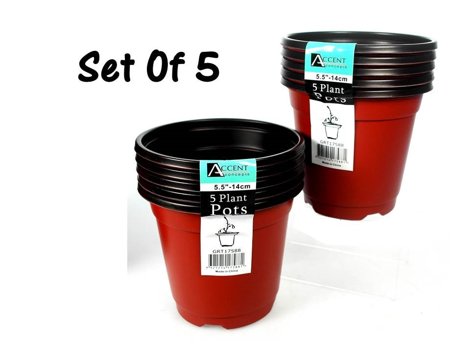 Artificial Flowers & Plants: bulk 120 Xsmall Garden Planter Pots 15cm
