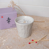 Candle Herbal Mint White Ceramic 180g