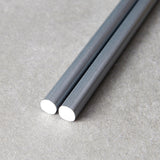 Chopsticks Lacquered Silver & White