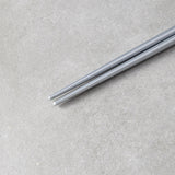 Chopsticks Lacquered Silver & White