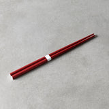 Chopsticks Lacquered Red & White