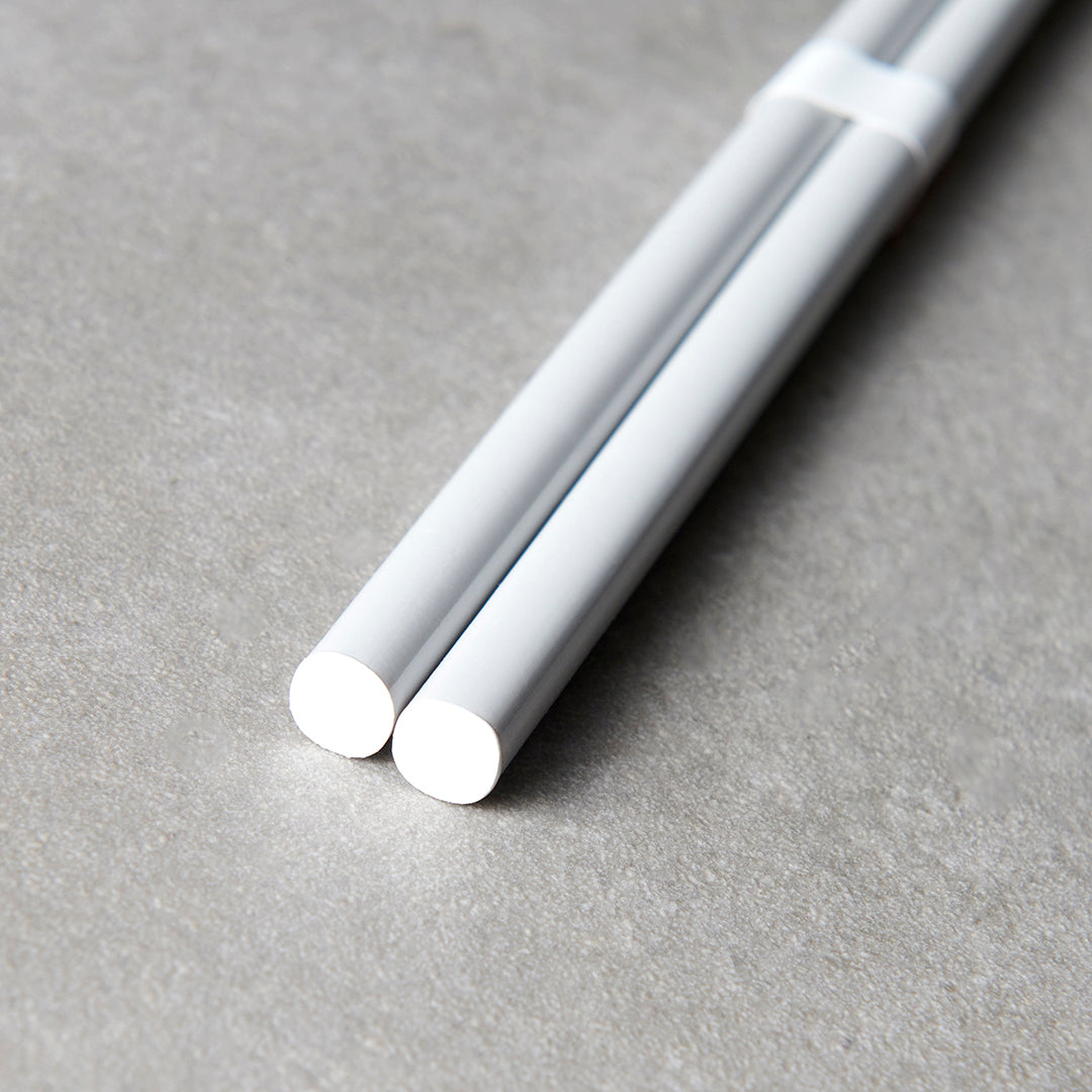 Chopsticks Lacquered Grey & White